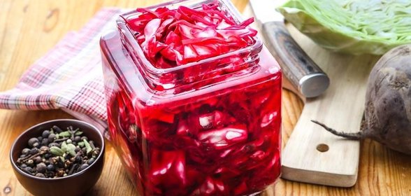 Маринованная капуста по грузински