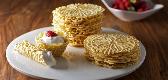 Итальянское вафельное печенье Пиццелли (Pizzelle)