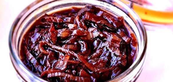 Луковый джем с пивом и шоколадом