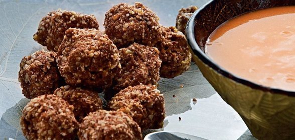 Шоколадные шарики с апельсиновым маслом