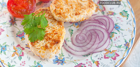 Котлеты из куриного фарша с тыквой