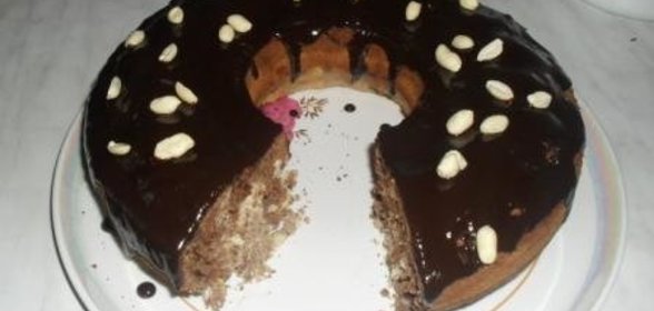 Мраморный кекс на скорую руку