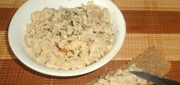 Паштет из рыбы и сыра