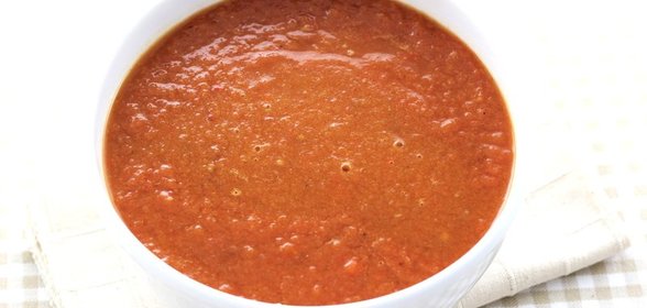 Горячий томатный суп