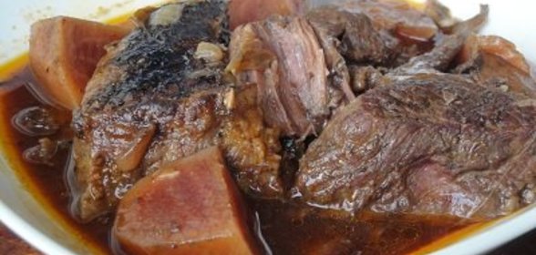 Говядина томлённая в Вине со Свеклой ! ! !