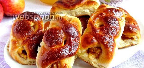 Пирожки с яблоками печёные