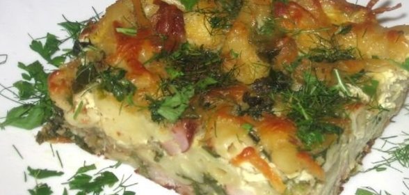 Галушки картофельные с молоком