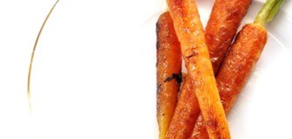 Глазированная морковь с имбирем