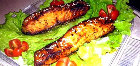 Лосось на гриле по‑кубански