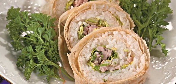 Рулет с рисом