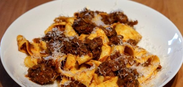 Тальятелле со свининой