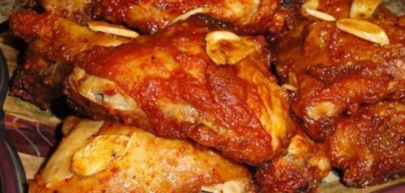 Огненные ляжки с противо-пожарным соусом ! ! !