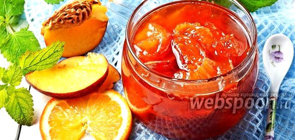 Варенье из нектаринов с апельсинами