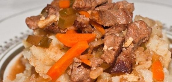 Азу из говядины с картофелем