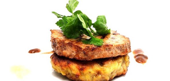 Свинина обжаренная в горчичном соусе