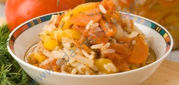 Салат с Рисом На Зиму