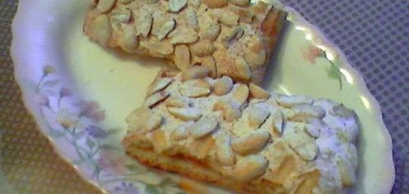 Печенье Полоски с джемом и орехами