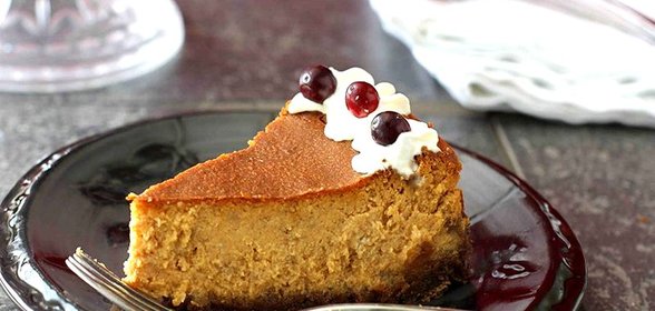 Тыквенный чизкейк с корицей