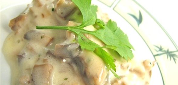 Тушеные шампиньоны