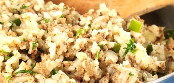 Фарш мясной с рисом