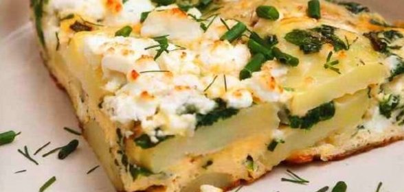 Гречневая каша с луком-пореем