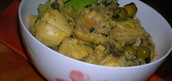 ТАЖИН из курицы с солеными лимонами