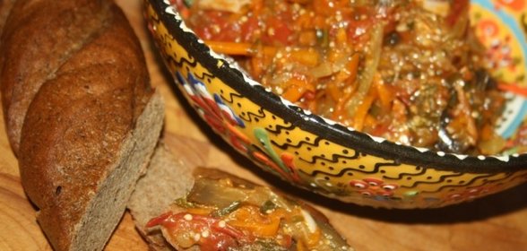 Овощная икра в мультиварке