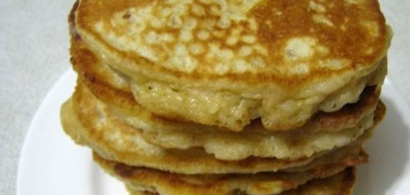 Овсяные оладьи для детей (на молоке)