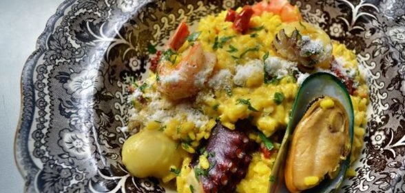 Ризотто с морепродуктами