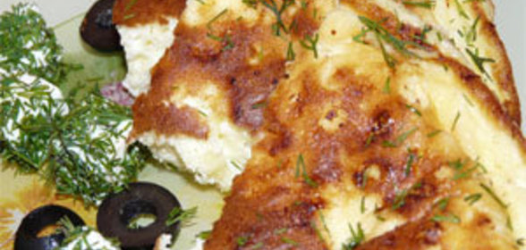 Омлет с брынзой и сыром по-турецки. Быстрый и вкусный завтрак