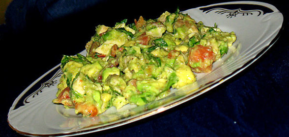 Канапе с креветками