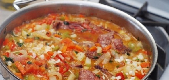 Жаркое из баранины с овощами