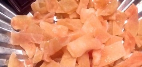 Цукаты из арбузных корок