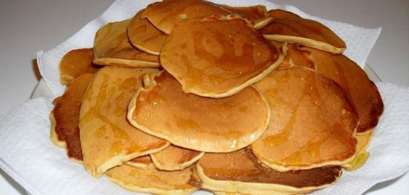 Оладьи с яблоками