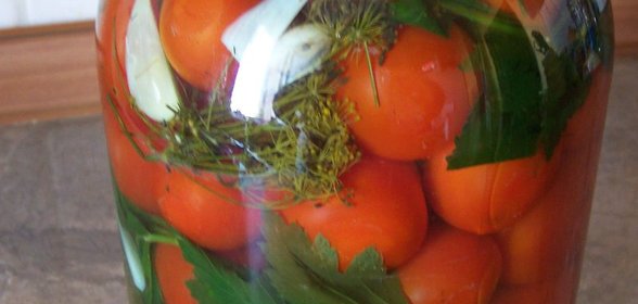 КОНСЕРВИРОВАНЫЕ ПОМИДОРЧИКИ НА ЗИМУ