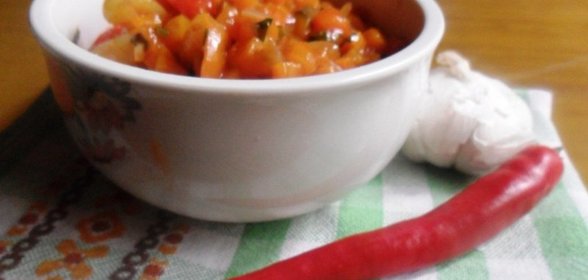 Армянский газаров перец - закуска из моркови