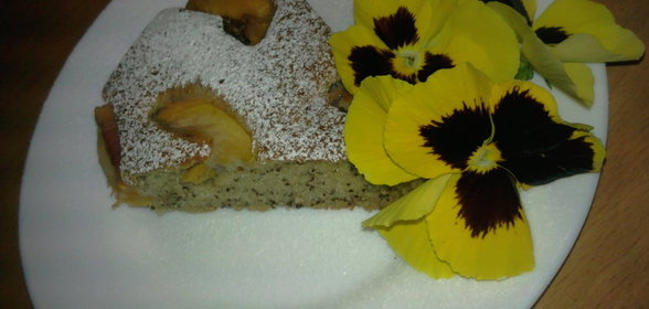 Пирог - с Персиком и Бананом