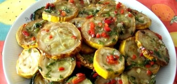 Кабачки на зиму острые