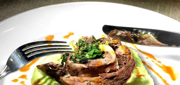 Романовская баранина с орегано и мятой