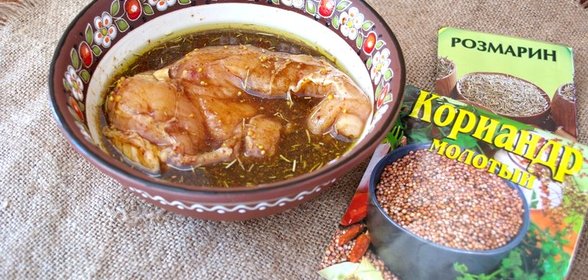 Маринад для мяса в духовке
