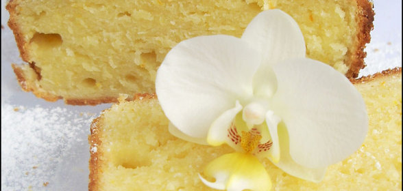 Творожно-апельсиновый кекс