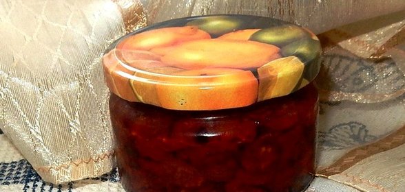 Вяленые черри с чесноком на зиму