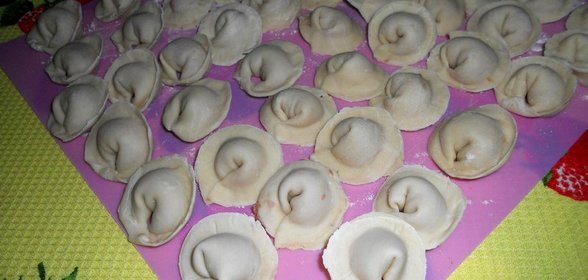 Пельмени мясные замороженный полуфабрикат