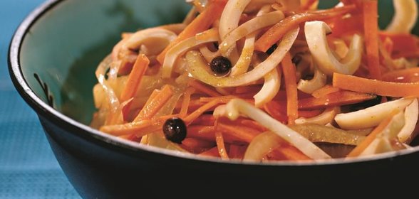 Кальмар в маринаде