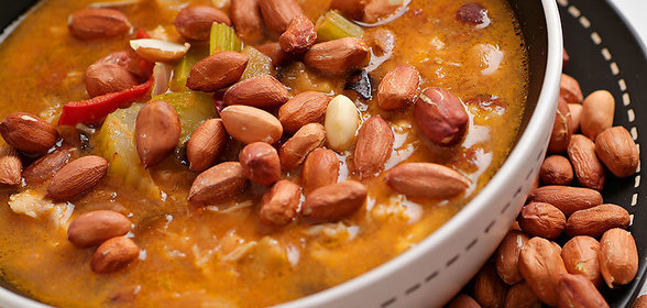 Острый африканский суп (ореховый)