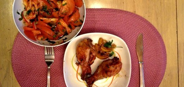 Курица в имбирном маринаде