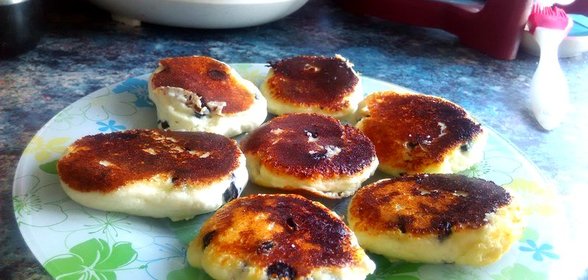 Сырники изюминка без яиц