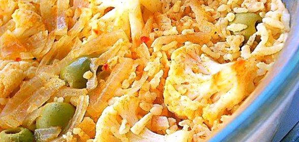 Рис с цветной капустой