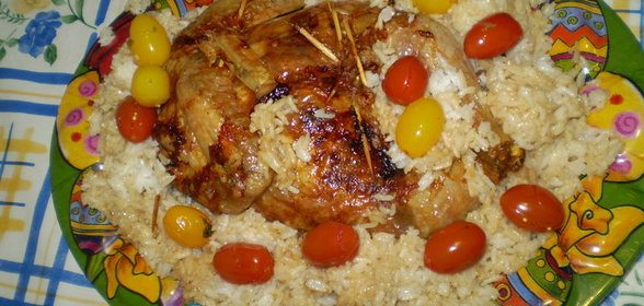 Фаршированная курочка (галантин)