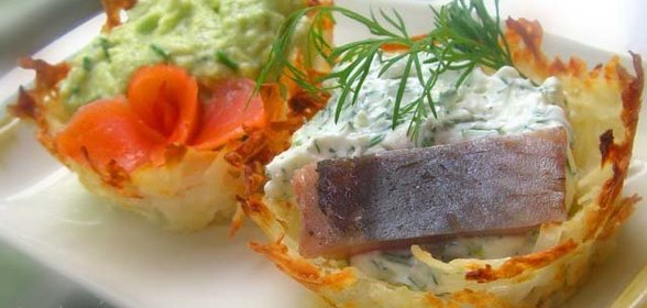 картофельные тарталетки